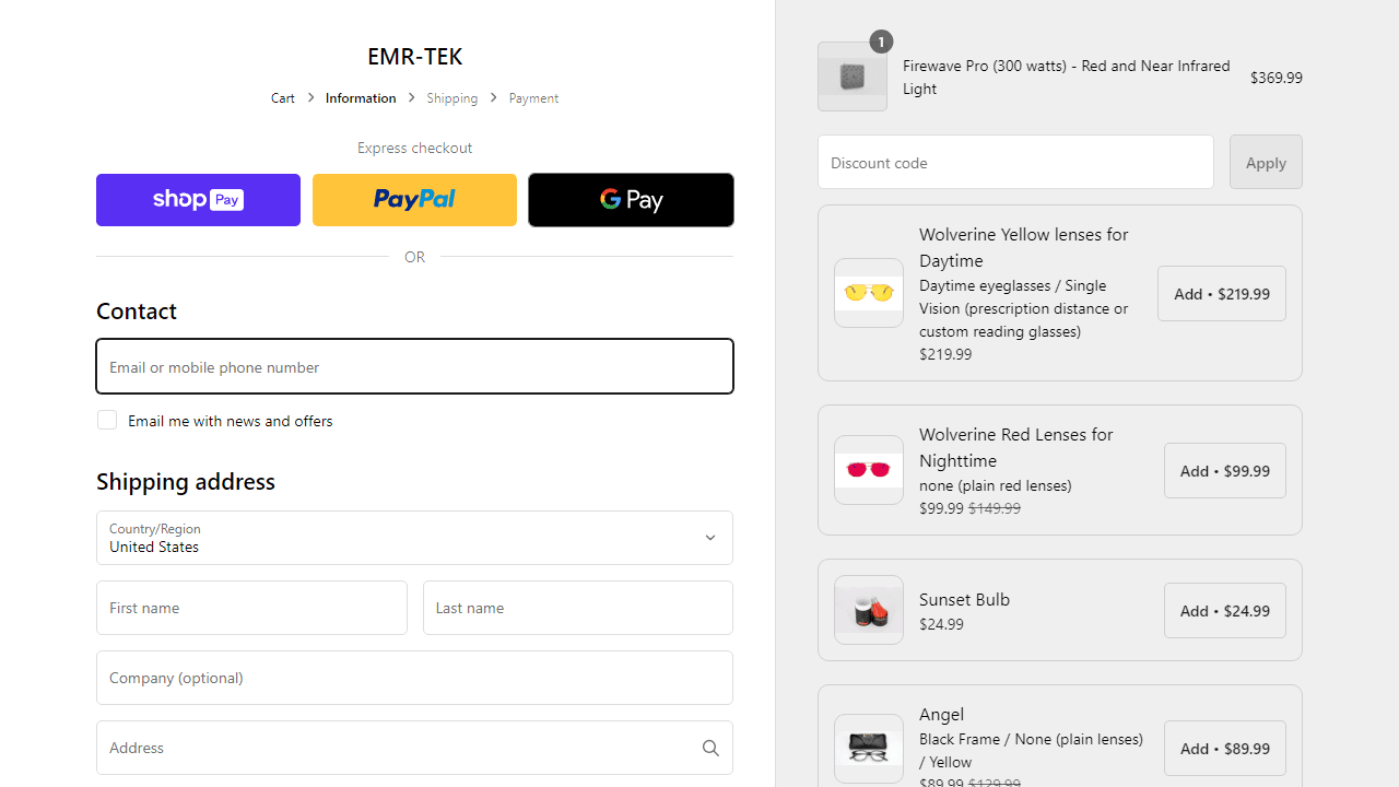 How to apply Emr Tek coupon code